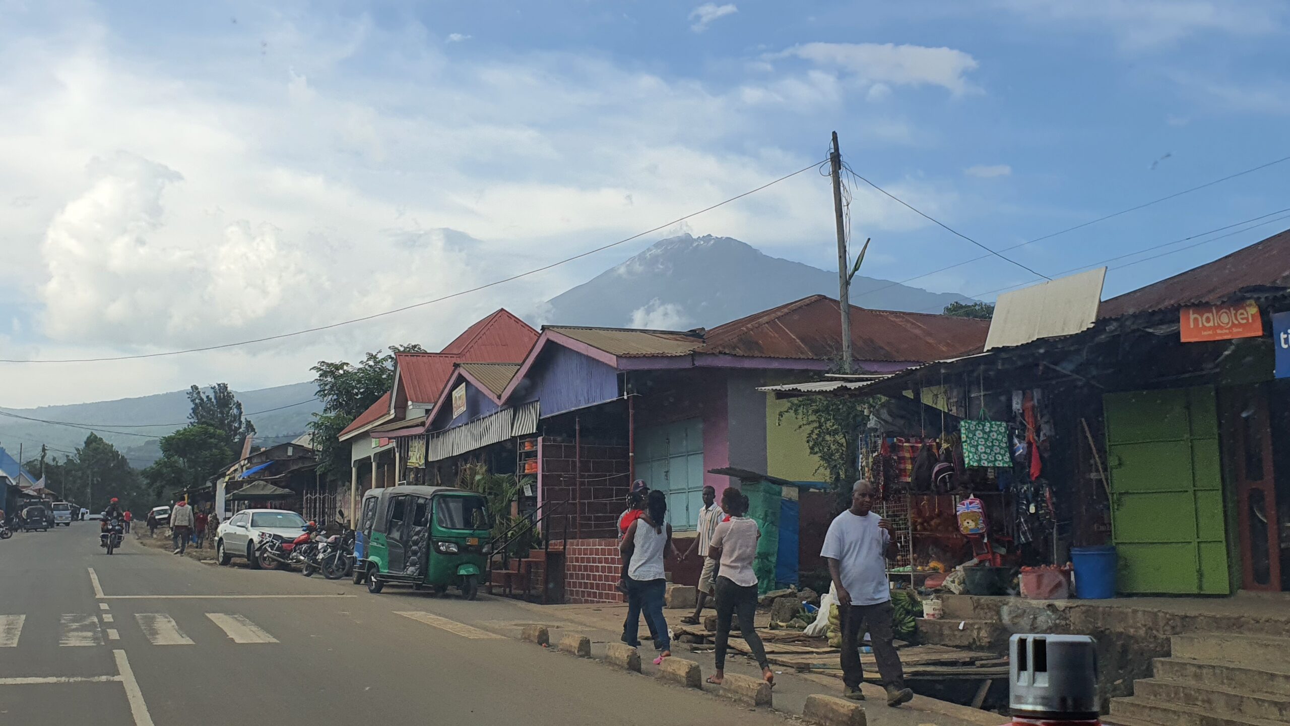 Arusha city streets and architecture